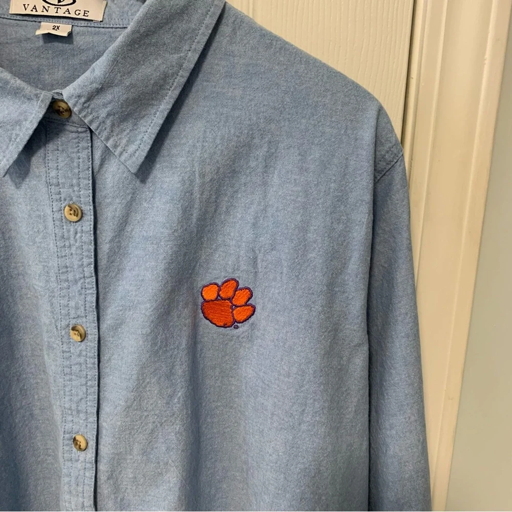 Clemson light denim shirt
Long sleeve - Picture 3 of 9